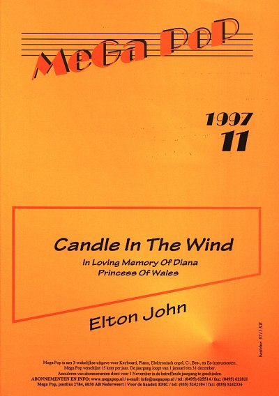 Elton John: Candle In The Wind - Diana Version Mega Pop 1997
