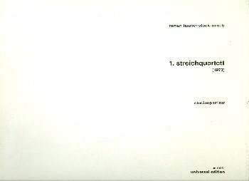 R. Haubenstock-Ramat: Streichquartett Nr. 1  (Stp)