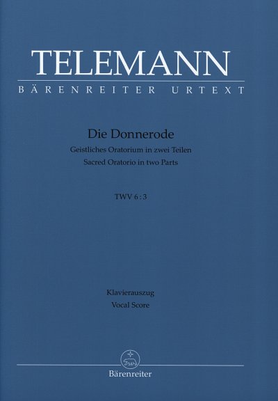 G.P. Telemann: Die Donnerode TWV 6:3 (KA)