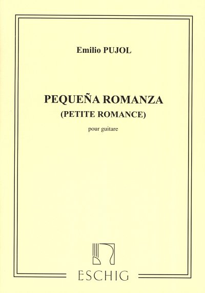 E. Pujol: Pequena Romaza (Pujol 1222) (Part.)