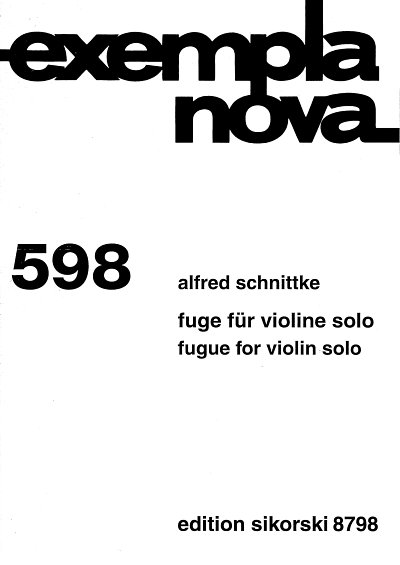 A. Schnittke: Fuge für Violine solo