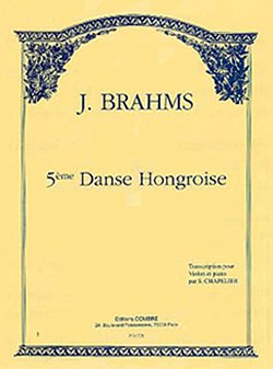 J. Brahms: Danse hongroise n°5, VlKlav (KlavpaSt)
