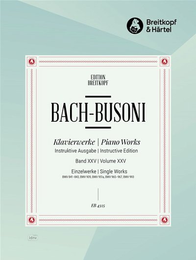 J.S. Bach: Klavierwerke XXV Bd. 25, Klav