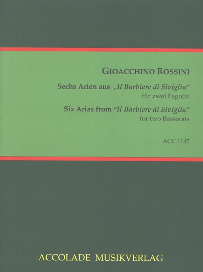 G. Rossini: 6 Arien Aus Il Barbiere Di Siviglia