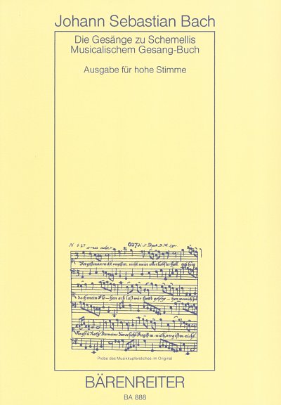 J.S. Bach: Die Gesänge zu Schemellis Music, GesHKlav (Part.)