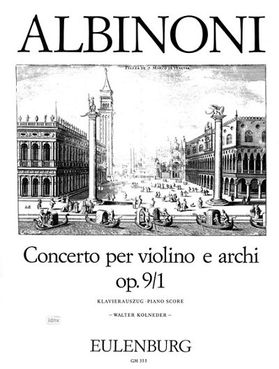 T. Albinoni: Concerto B-Dur op. 9/1, VlStrBc (KASt)