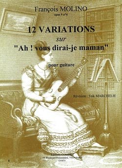 F. Molino: Variations (12) sur Ah ! Vous dirai-je maman, Git