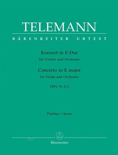 G.P. Telemann: Concerto in E major TWV 51:E2