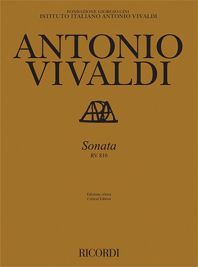 A. Vivaldi: Sonate RV810, VlBc (Part.)