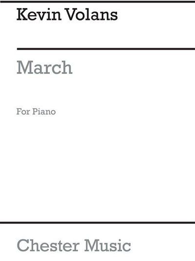 K. Volans: March for Piano, Klav