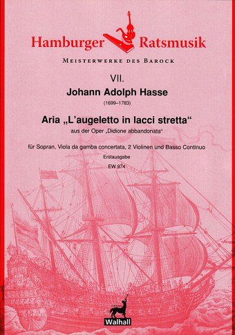 J.A. Hasse: Aria _L_augeletto in lacci, GesSVdg2VlBc (Pa+St)