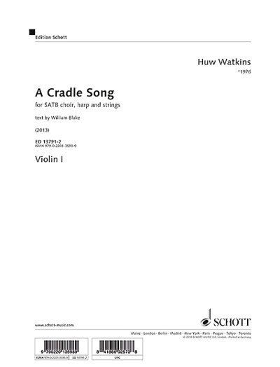 H. Watkins: A Cradle Song, GchHfStr (Vl1)