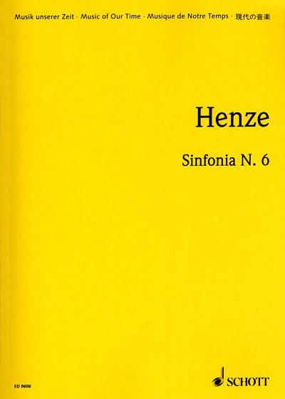 H.W. Henze: Sinfonia N. 6 , 2Orch (Stp)