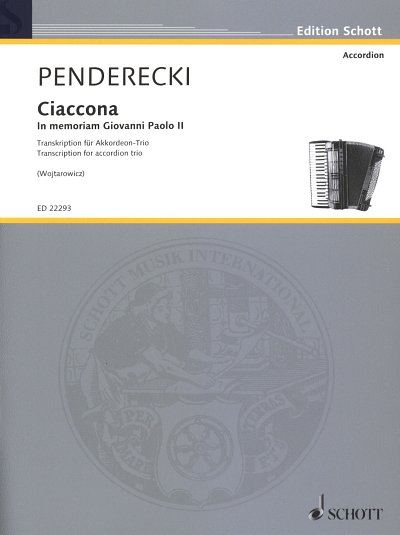 K. Penderecki: Ciaccona  (Pa+St)