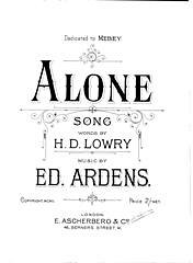 E. D. Ardens, H. D. Lowry: Alone