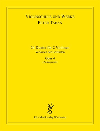 P. Taban: 24 Duette für 2 Violinen, op. 4
