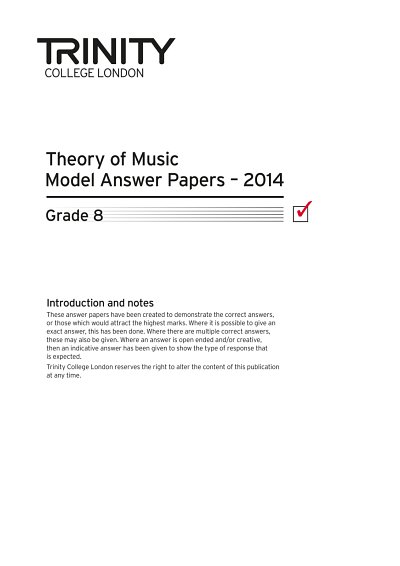 Theory Model Answers 2014 - Grade 8