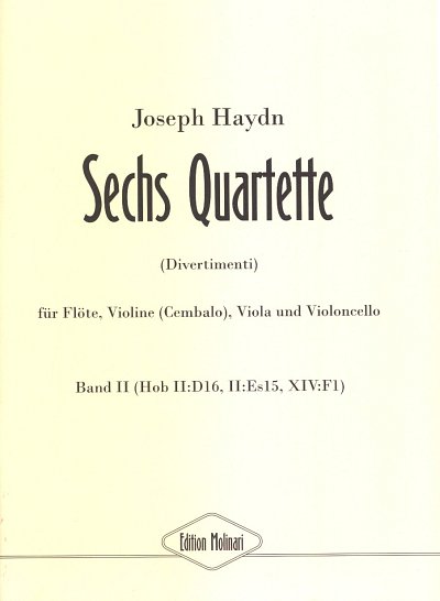 J. Haydn: 6 Quartette 2 (Nr 4-6), FlVlVlaVc (Pa+St)