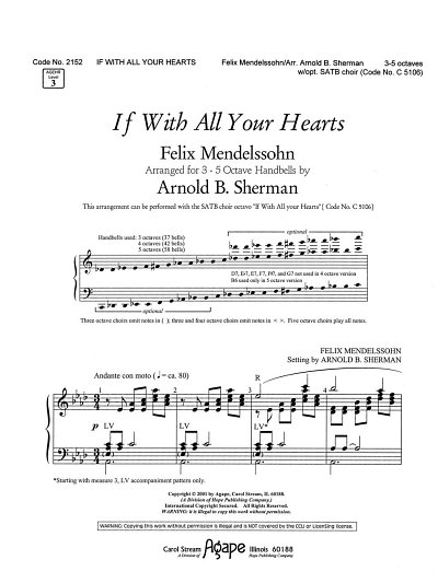F. Mendelssohn Barth: If with All Your Hearts