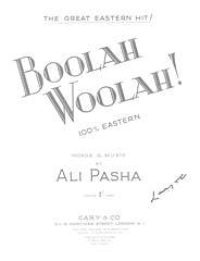 DL: A. Pasha: Boolah Woolah, GesKlav