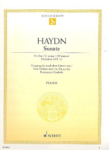 J. Haydn: Sonate Es-Dur Hob. XVI:52 , Klav