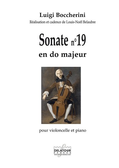 BOCCHERINI Luigi: Sonate n°19 en do majeur für Violoncello u