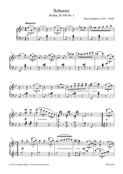 DL: F. Schubert: Scherzo, Klav