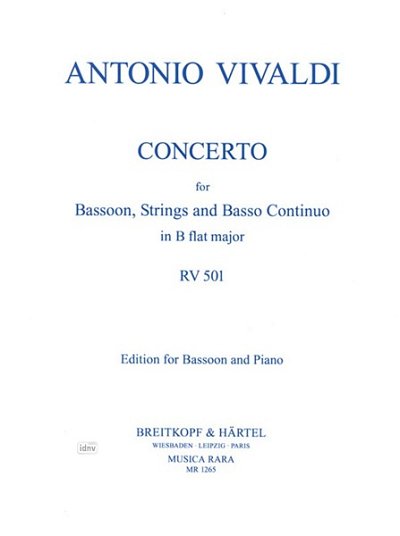 A. Vivaldi: Concerto B-Dur Op 45/8 Rv 501 Pv 401 La Notte