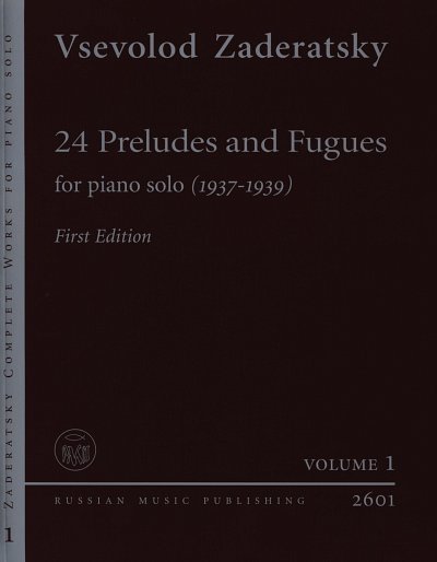 W.P. Saderazki: 24 Preludes and Fugues 1, Klav