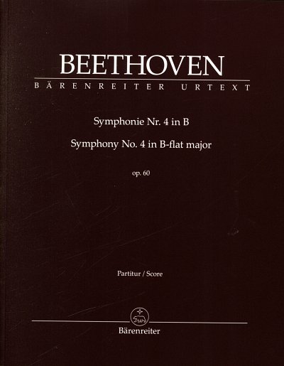 L. v. Beethoven: Symphonie Nr. 4 B-Dur op. 60, Sinfo (Part.)