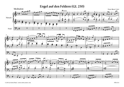 DL: D. Blum: Engel auf den Feldern (GL 250), Org