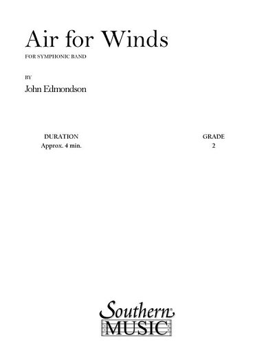 J. Edmondson: Air For Winds, Blaso (Pa+St)