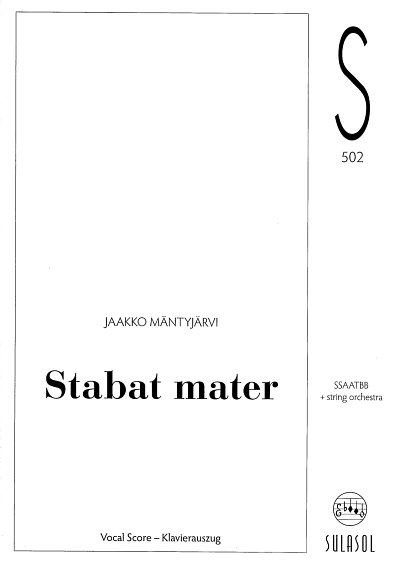J. Mäntyjärvi: Stabat mater, GchStr (KA)