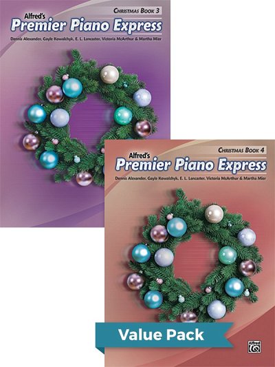 Premier Piano Express: Christmas 3 & 4 Value Pack, Klav