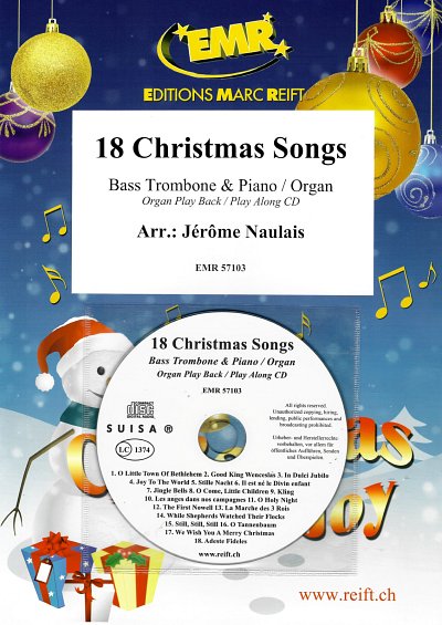 J. Naulais: 18 Christmas Songs, BposKlavOrg (+CD)