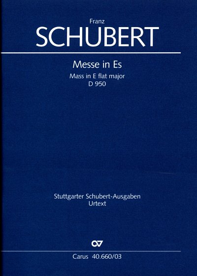 F. Schubert: Messe in Es D 950, 5GesGchOrch (KA)