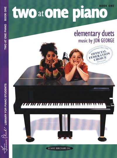 J. George: Two at one Piano vol.1, Klav(4hd) (SpPart)