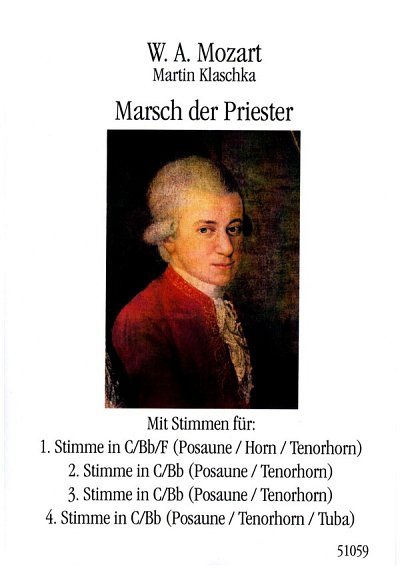 W.A. Mozart: Marsch der Priester, 4Pos (Pa+St)