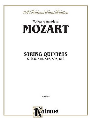 W.A. Mozart: String Quintets, K. 406, 515, 516, 593, 61 (Bu)