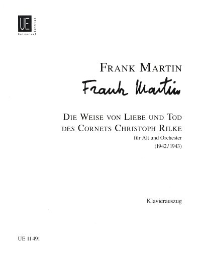 F. Martin: Die Weise von Liebe und Tod des Cornets Christoph Rilke