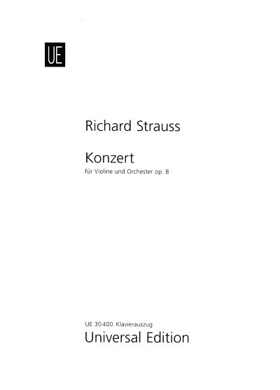 R. Strauss: Konzert op. 8 , VlKlav (KA)