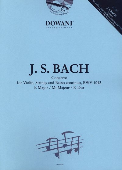 J.S. Bach: Concerto E major BWV1042, VlKlav (+CD)