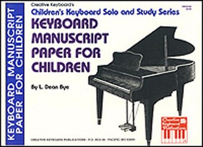 Keyboard Manuscript Paper For Children (Bu)