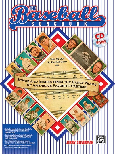 J. Silverman: The Baseball Songbook, Ges (Bu+CD)