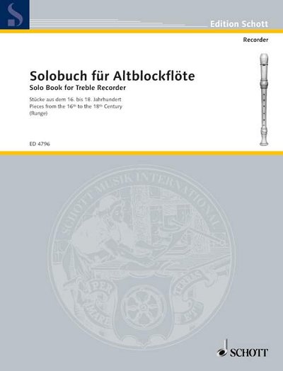 DL: R. Johannes: Solobuch für Alt-Blockflöte, Ablf