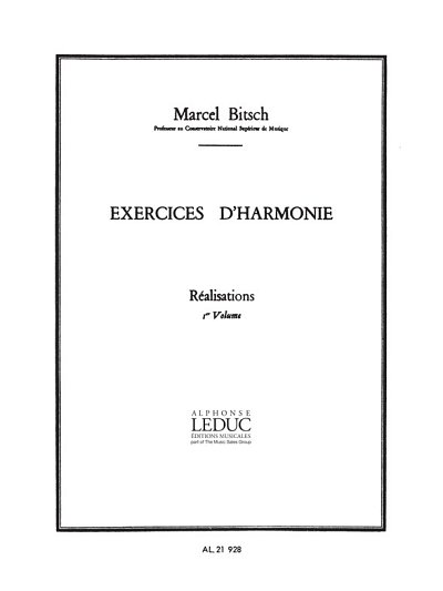 M. Bitsch: Exercices D'Harmonie vol. 1 Realisations