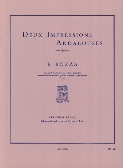 E. Bozza: 2 Impressions andalousies, Git