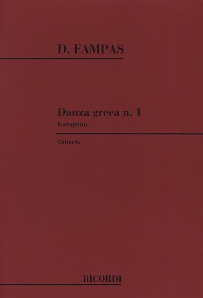 D. Fampas: Danza Greca N. 1. Karaguna