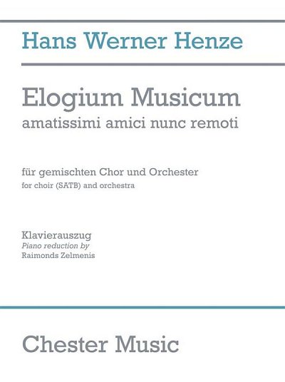 H.W. Henze: Elogium Musicum, GchKlav (KA)