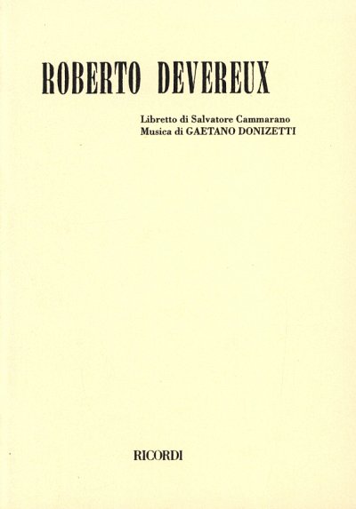 G. Donizetti: Roberto Devereux (Txt)